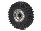 Boom Racing 1.9in 16-Hole 6-Lug Classic Steelie Reversible Beadlock Wheel w/ XT504-6LUG Hub Front (2) Gun Metal thumbnail