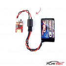 FURITEK HIGH QUALITY MALE TRX-4M TO 2-PIN JST-PH CABLE FOR LIZARD PRO thumbnail