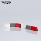 Turbo Racing 1:76 Plastic Cement Barrier 50pcs - Red thumbnail