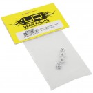 Yeah Racing 4mm Aluminium Wheel Flange Lock Nut 4pcs For RC Car Silver thumbnail