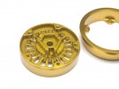 Boom Racing Venomous KRAIT™ 1.9 Aluminum Beadlock Wheels with 8mm Wideners (4) [Recon G6 Certified] Gold thumbnail