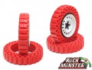 Boom Racing Rock Monster RED Silicone Tire Insert 3.5inx0.84in (90x21mm) for 1.9in Mileage Classis / SP Road Tracker (2) thumbnail