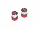 Boom Racing Scale 4WD Center Locking Hub Cap (2) Red (XT5 Series)  thumbnail