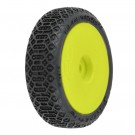 Pro-Line Racing 1/24 Electron 2.0 Buggy F/R Tires Mounted 7mm Yellow (4): Micro-B thumbnail