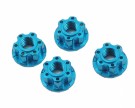 Yeah Racing 4mm Aluminium Wheel Flange Lock Nut 4pcs For RC Car Light Blue thumbnail