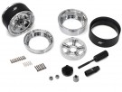 Boom Racing ProBuild™ 1.9in M5 Adjustable Offset Aluminum Beadlock Wheels (2) Chrome/Chrome thumbnail