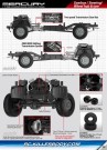 Killerbody MERCURY Chassis Kit Fit for #KB/48601 1/10 Toyota Land Cruiser 70 Hard Body thumbnail