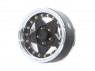 Boom Racing ProBuild™ 1.9in Narrow RTS Adjustable Offset Beadlock Wheels (2) Chrome /Matte Black thumbnail
