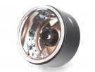 Boom Racing ProBuild™ 2.2in M13 Adjustable Offset Aluminum Beadlock Wheels (2) Chrome/Bronze thumbnail