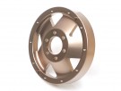 Boom Racing ProBuild™ 2.2in M13 Adjustable Offset Aluminum Beadlock Wheels (2) Chrome/Bronze thumbnail