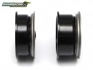 Boom Racing 1.9in Narrow 16-Hole Classic Steelie Reversible Beadlock Wheels (Front) w/ XT504 Hub (2) Gun Metal thumbnail