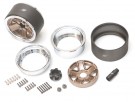 Boom Racing ProBuild™ 2.2in M13 Adjustable Offset Aluminum Beadlock Wheels (2) Chrome/Bronze thumbnail