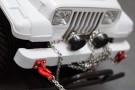 Yeah Racing 1/10 RC Rock Crawler Accessories Heavy Duty Four Bolt Lunette Ring Tow Hook Red thumbnail