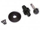 Boom Racing Heavy Duty Keyed Bevel Helical Gear 30/8T + Differential Locker Spool Set For AR44 Axle thumbnail