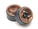 Boom Racing TE37XD KRAIT™ 2.2 Deep Dish Aluminum Beadlock Wheels w/ XT601 Hubs (2) Bronze thumbnail