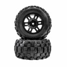 Pro-Line Racing Badlands Front/Rear Tires MTD 12mm Black Split Six (2): ARRMA MINI KRATON thumbnail