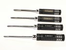 Hobby Details HSS Philips Screwdrivers Set 3.0/4.0/5.0/6.0mm (PH0/1/2/3) - Black thumbnail