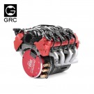 GRC LS7 Simulated V8 Engine/ Motor Heat Sink Cooling Fan For Crawler 36mm Motor Silver thumbnail