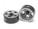 Boom Racing S100 Scale Center Wheel Hub Cap (2) Black thumbnail