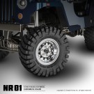 Gmade 1.9 NR01 beadlock wheels (Chrome) (2) thumbnail