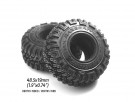 Boom Racing 1.0in MAXGRAPPLER Scale RC Tire GEKKO Black 48.5x19mm Open Cell Foams (2) thumbnail