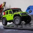 Axial 1/30 SCX30 Jeep Wrangler JLU 4X4 RTR Brushed Rock Crawler (Battery and Charger Included), Green thumbnail