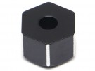 Boom Racing 8mm Wide Aluminum 12mm Hex (for 5mm Shaft) with Pins and Set Screws (4) Black for BRX01 thumbnail