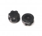Boom Racing XT606 V2 6-Lug Aluminum 12mm Wheel Hub Adapters 6MM Offset Version 2 (2) Black  thumbnail