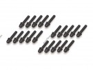 Boom Racing ProBuild™ Mag Seat Lug Nut M2x8mm Scale Hardware Set (20) Black thumbnail