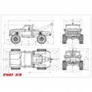 Cross RC EMO X 3 Recovery Vehicle Gray thumbnail