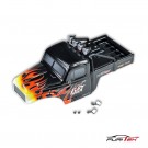 FURITEK BLACK WITH FLAMES FURY WAGON BODY For FURITEK FX118 thumbnail