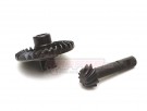 Team Raffee Co. Heavy Duty Bevel Helical Gear Set 27T/10T for Scale PHAT Axle Defender D90/D110 Black for TRC-D110 thumbnail