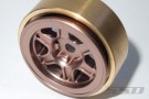 SSD 1.0in Aluminum / Brass Challenger Beadlock Wheels (2) thumbnail
