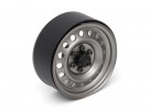 Boom Racing 1.9in 16-Hole 6-Lug Classic Steelie Reversible Beadlock Wheel w/ XT504-6LUG Hub Rear (2) Gun Metal thumbnail