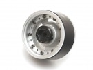 Boom Racing ProBuild™ 1.9in Slot Mags Jelly Bean Adjustable Offset Aluminum Beadlock Wheels (2) Flat Silver/Flat Silver thumbnail