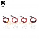 GRC 3~7.4V Two Short Head LED Lights for Square Spotlight (2) Red thumbnail
