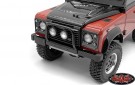 CChand Steel Push Bar Front Bumper W/ Clear Flood Lights for RC4WD Gelande II 2015 Land Rover Defender D90 thumbnail
