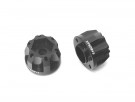 Boom Racing ProBuild™ XT608 V2 6-Lug Aluminum 12mm Wheel Hub Adapters 8MM Offset Version 2 (2) Black thumbnail