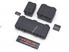 Team Raffee Co. Scale Accessories - 1/10 Scale Safety Equipment Cases Hard Luggage Box Set (3) Black thumbnail