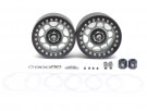 Boom Racing Sandstorm KRAIT™ 2.2 Aluminum Beadlock Wheels With 8mm Wideners (2) Gun Metal thumbnail