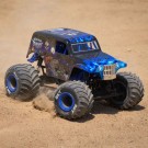 Losi 1/18 Mini LMT Son Uva Digger 2S 4X4 RTR Brushed Monster Truck (Battery and Charger Included), Blue thumbnail