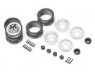 Boom Racing KRAIT™ 1.0in Terra Beadlock Wheel Lite Version (4) Silver thumbnail