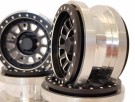 Hobby Details Aluminium CNC 2.9in Wheels for Axial SCX6 - B-style, Black (4) thumbnail