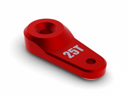 Arrma Aluminum Servo Horn 25T (red) AR340102 (1pc)