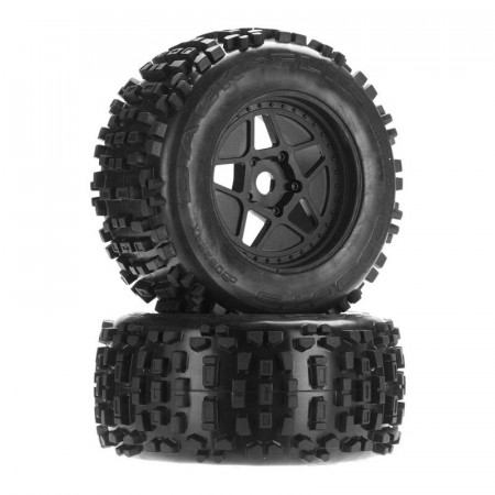 Arrma 1/8 dBoots Backflip Monster Truck 6S Front/Rear 3.8 Pre-Mounted Tires, 17mm Hex (2)