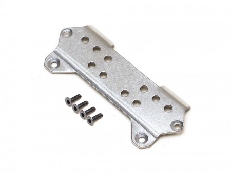 Boom Racing Stainless Steel Perforated Skid Plate for KUDU™ High Clearance Bumper Kit for BRX01