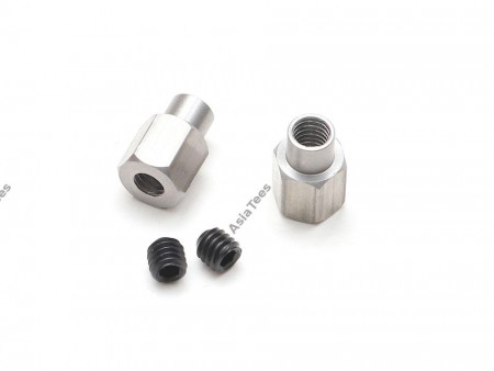 Boom Racing 3mm Steel M4x7 Barrel Nut w/ Set Screw (2)