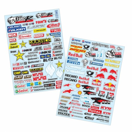 Team C 1/10 A4 Sticker (2Pcs)