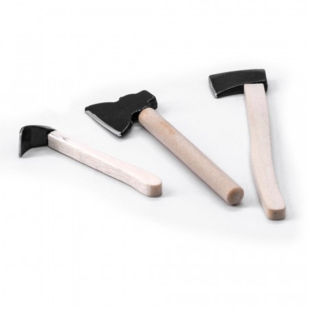 Hobby Details Mini Axe 3pcs Decorations for 1:24 Cars (Mix set)
