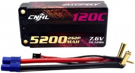 2s  5200mAh - 120C - CNHL HV Shorty Hardcase EC3